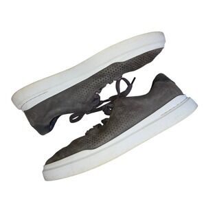 Cole Haan Grand Series Perforated Suede Sneakers Mens Size 9 Gray Lace Up Casual